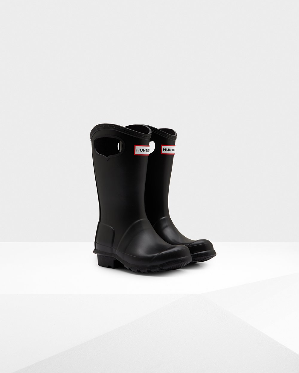 Galochas Hunter Criança Pretas - Original Grab Handle - 91JWSNKFE